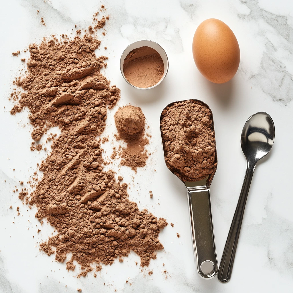 Ingredients for 3 ingredient protein chocolate cake
