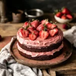 chocolate strawberry cake